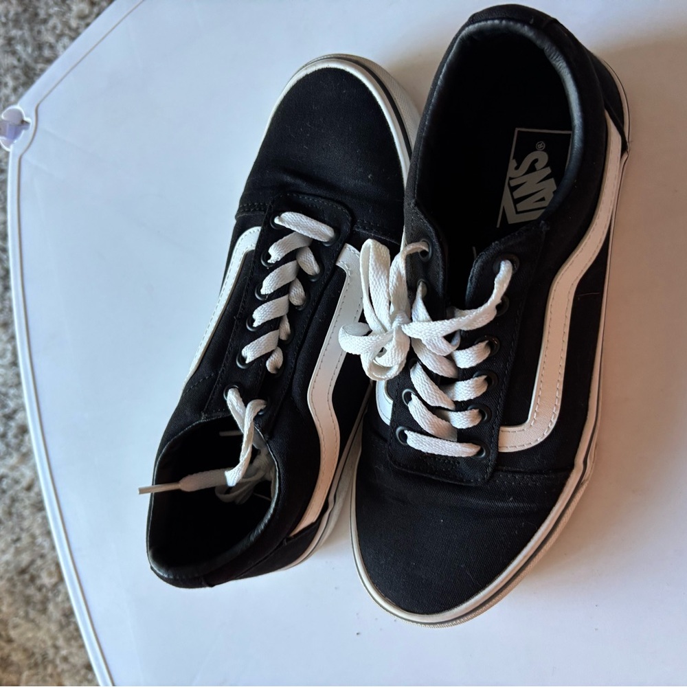 Vans Black and White Women's Sneakers